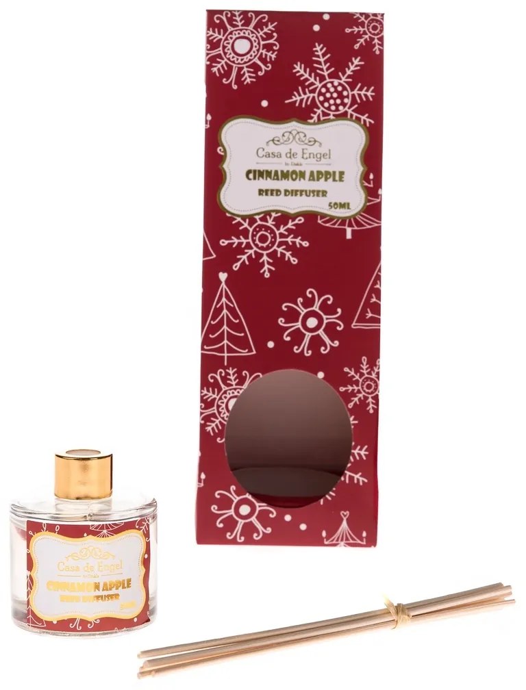 Difuzor arome Scorțișoară și mere, 50 ml,7,4 x 21,5 x 6,8 cm