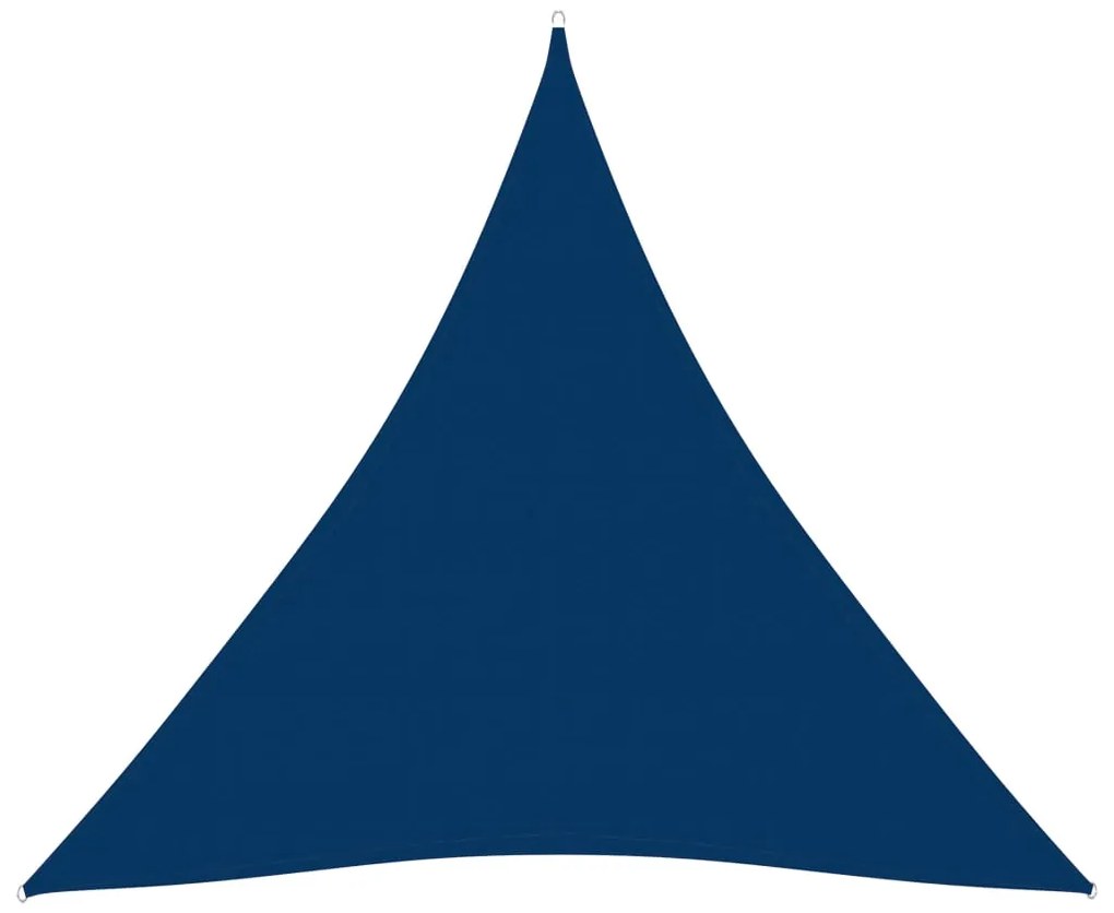 Parasolar, albastru, 5x6x6 m, tesatura oxford, triunghiular Albastru, 5 x 6 x 6 m