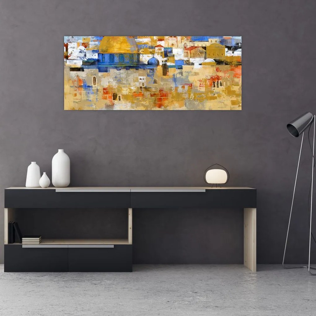 Tablou - Zidul plângerii, Ierusalim, Israel (120x50 cm)