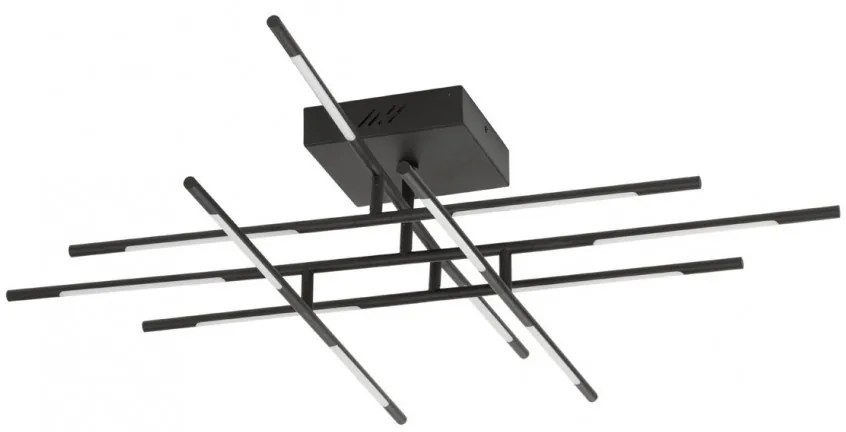 Lustra aplicata LED design modern RACCIO negru