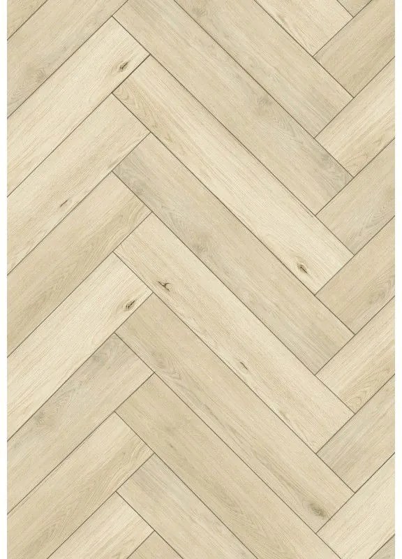 Mexen Calera probă panouri vinilice jodełka 635 x 127 mm SPC 6,5 mm, substrat IPEX 1,5 mm, 4 V-Fuga, Stejar - F1168-S