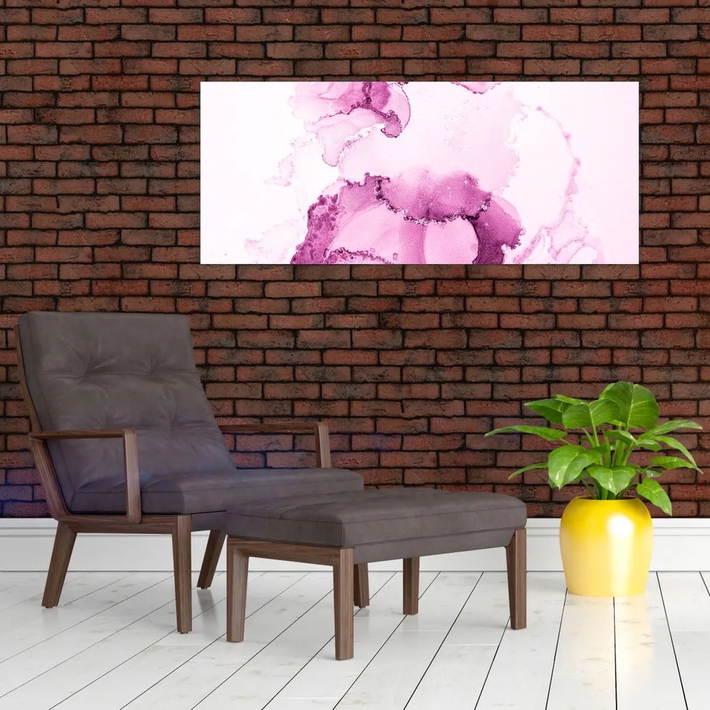 Tablou - Decor roz (120x50 cm)