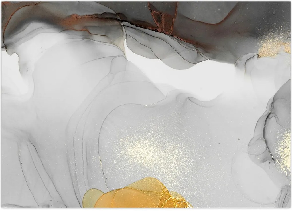 Tablou - Artă cu cerneală II. (70x50 cm)