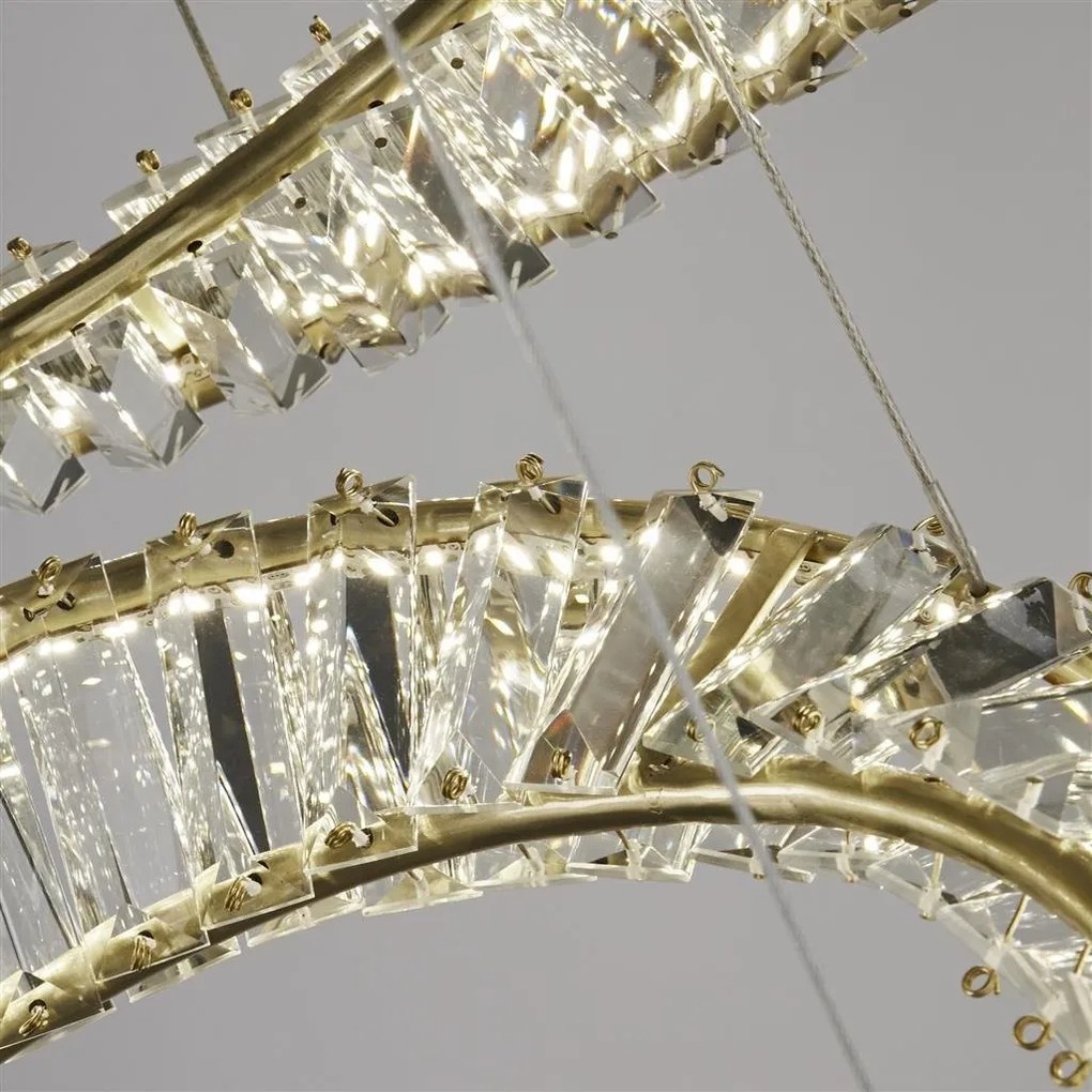 Lustra LED cristal design lux circular Tier 2