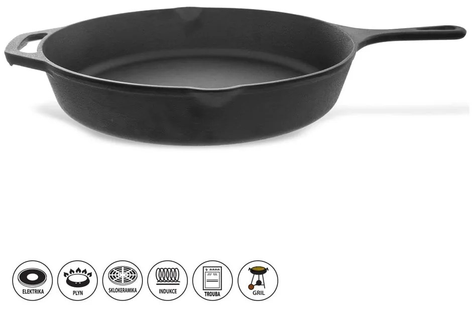 Tigaie din fontă ø 30 cm Litina – Orion