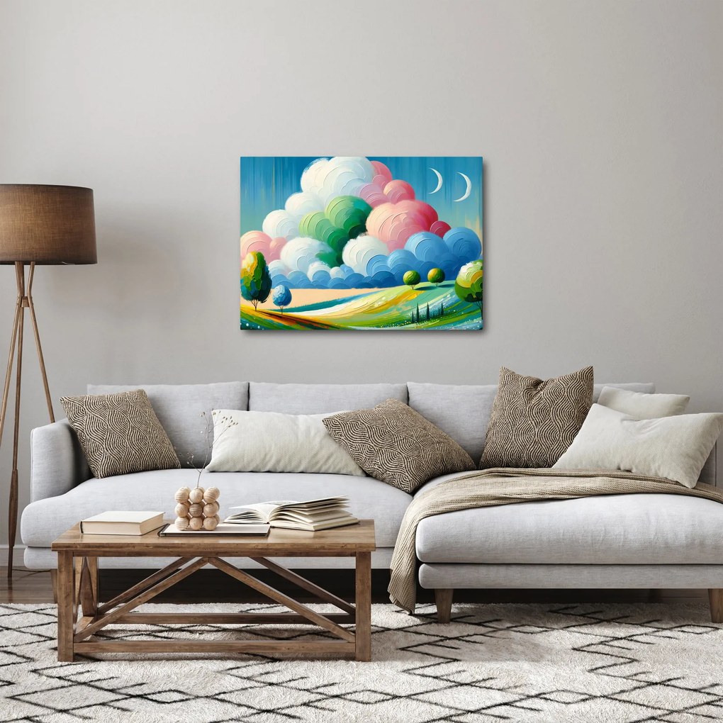 Tablou - Peisaj cu nor (70x50 cm)
