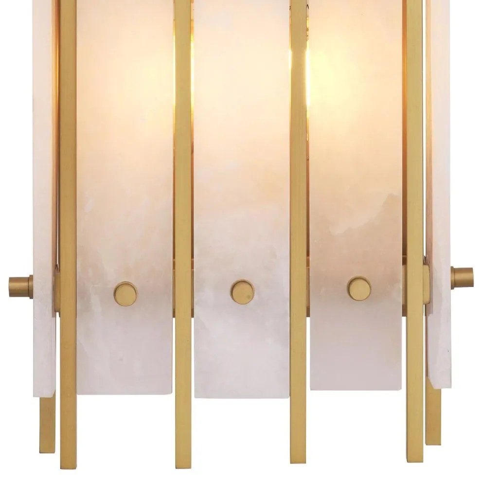 Aplica perete LUX Sparks L, alama antic/ alabastru