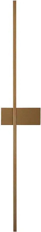 Aplica LED de perete AISHA LED/12W/230V 4000K 80 cm auriu