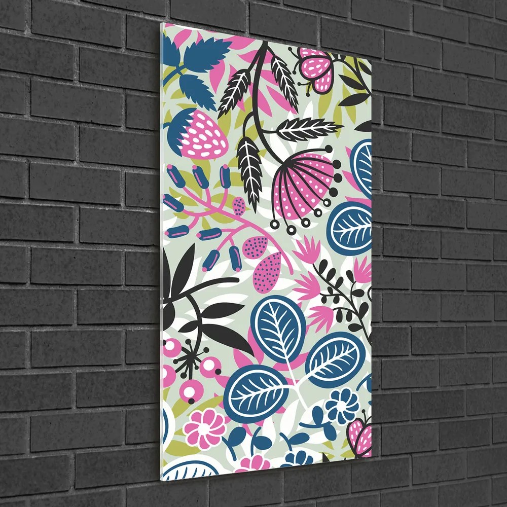 Tablou acrilic Flori