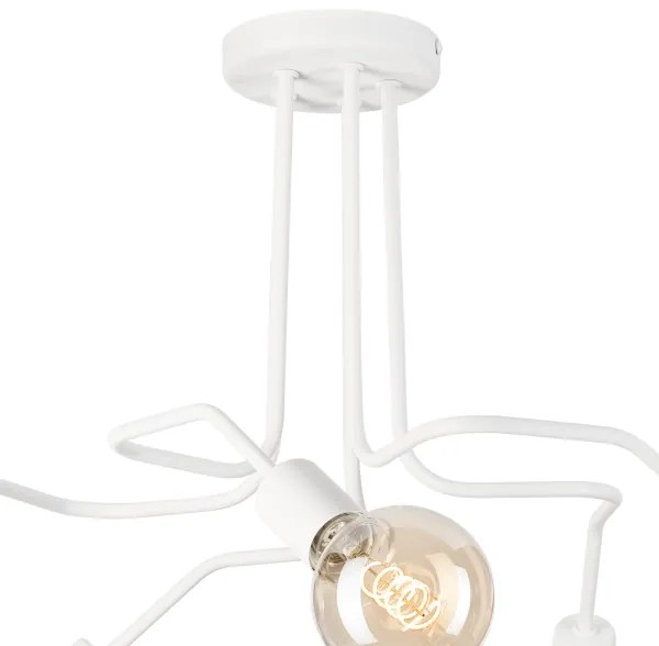 Lustră aplicată MATYLDA 5xE27/60W/230V alb