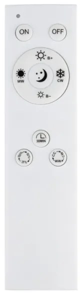 Plafonieră LED dimabilă MONIROTE LED/37W/230V Eglo 99791 + telecomandă