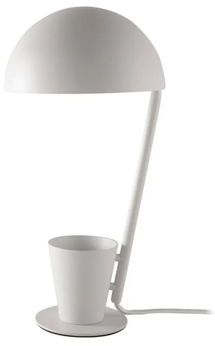 Lampa de masa eleganta design minimalist White Steel