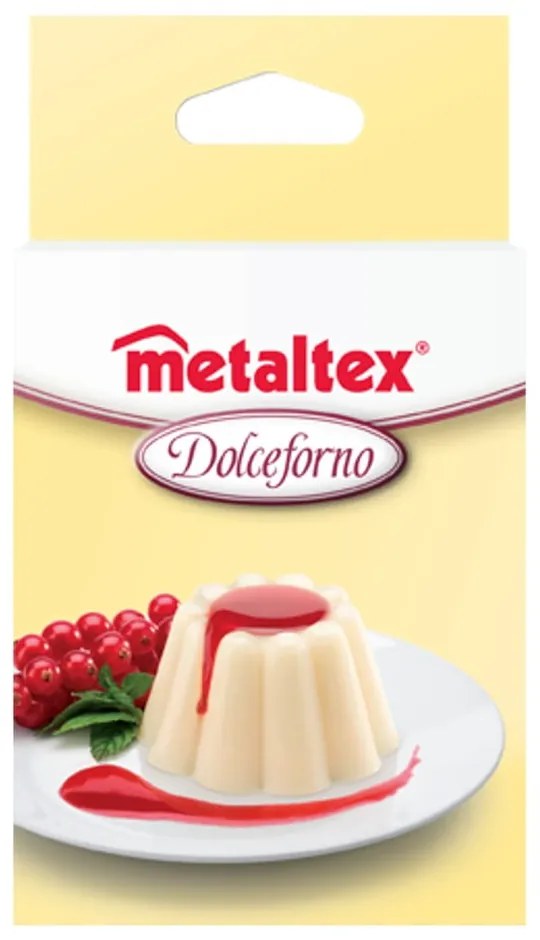 Set 4 forme pentru budincă Metaltex, ø 8 x 7 cm