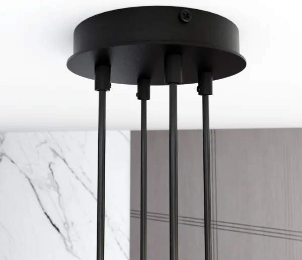 Lustră pe cablu MODUS 4xGX53/12W/230V negru