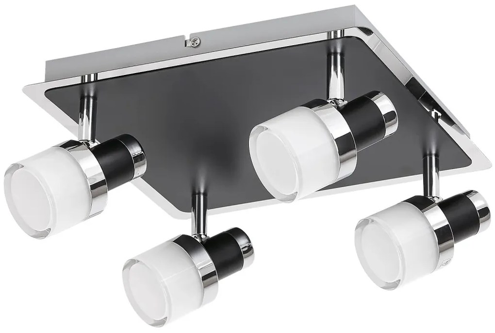 Lustra / Plafoniera LED cu 4 spoturi pentru baie IP44 Harold