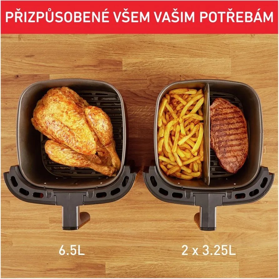 Air fryer negru Easy Fry &amp; Grill XXL EY801815 – Tefal