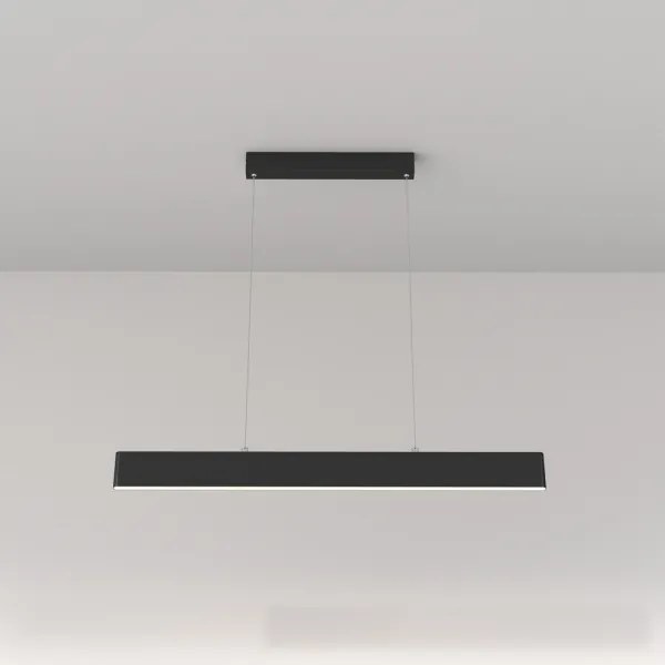 Lustră LED pe cablu Maytoni P010PL-L23B4K STEP LED/23W/230V 4000K 91 cm negru