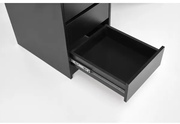 Masă de toaletă AMORIO neagră