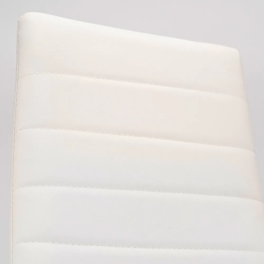 Scaun de masă Tino NOVA în alb-gri