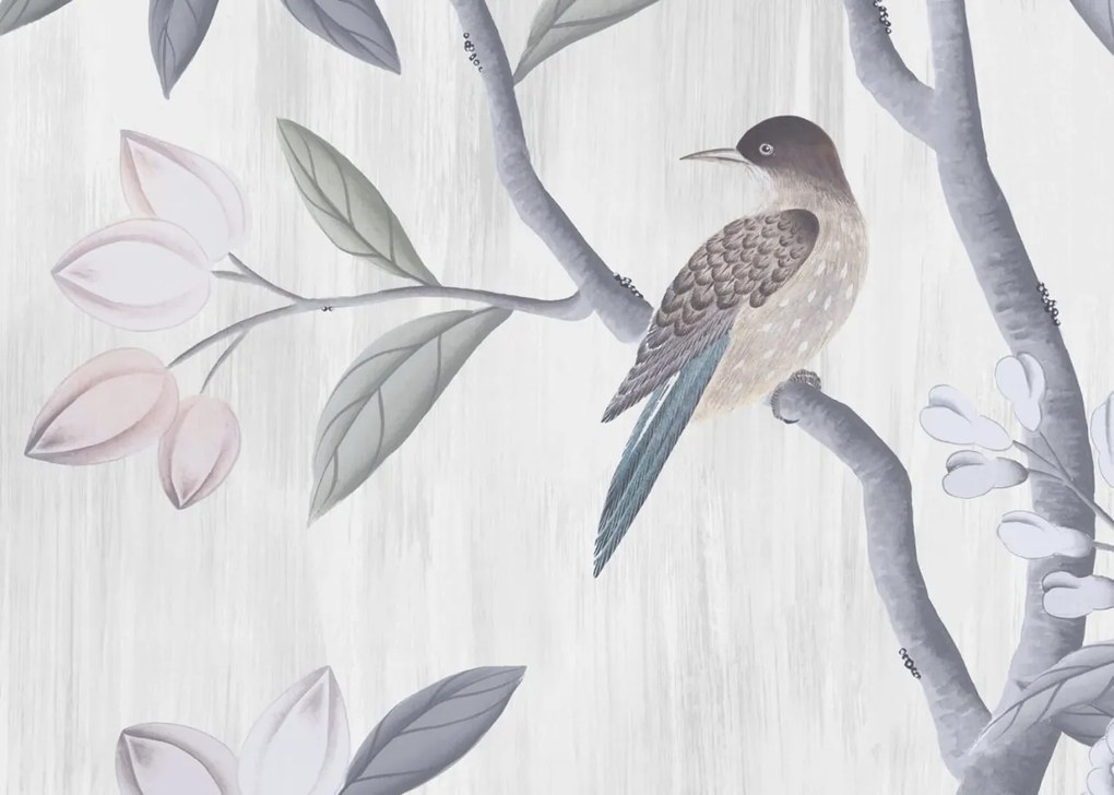 Tapet Chinoiserie Chic, Pearl Gray, Rebel Walls