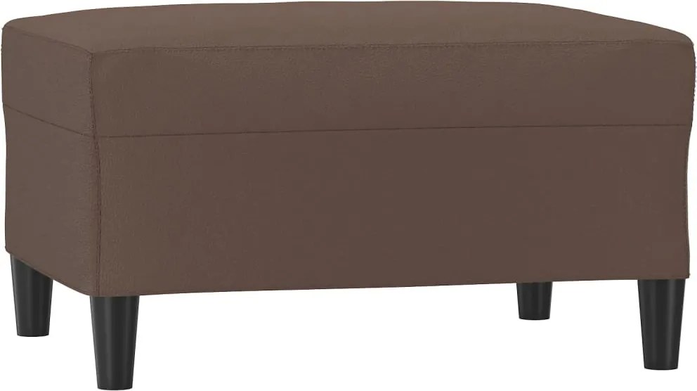 vidaXL Taburet, maro, 70x55x41 cm, piele ecologică