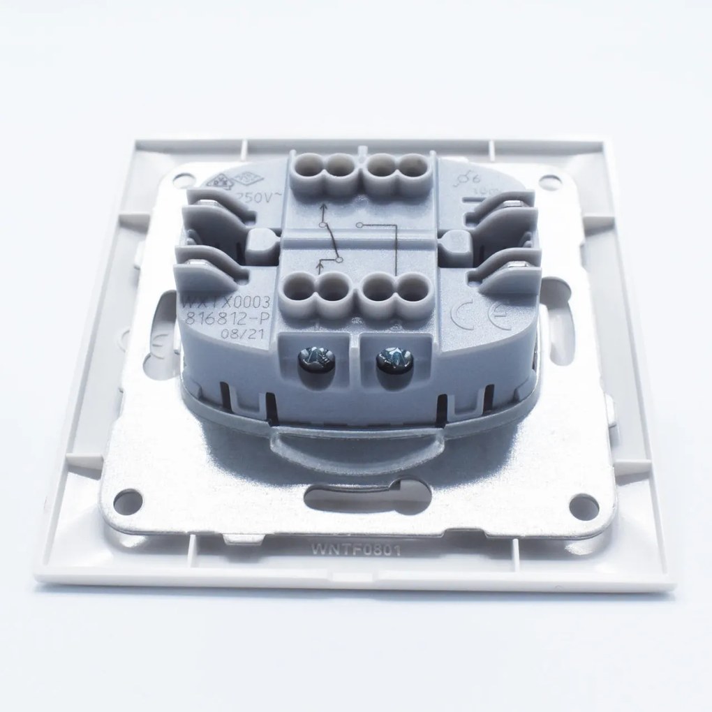 Intrerupator alternativ, 10A, IP20, Alb, Panasonic Arkedia Slim