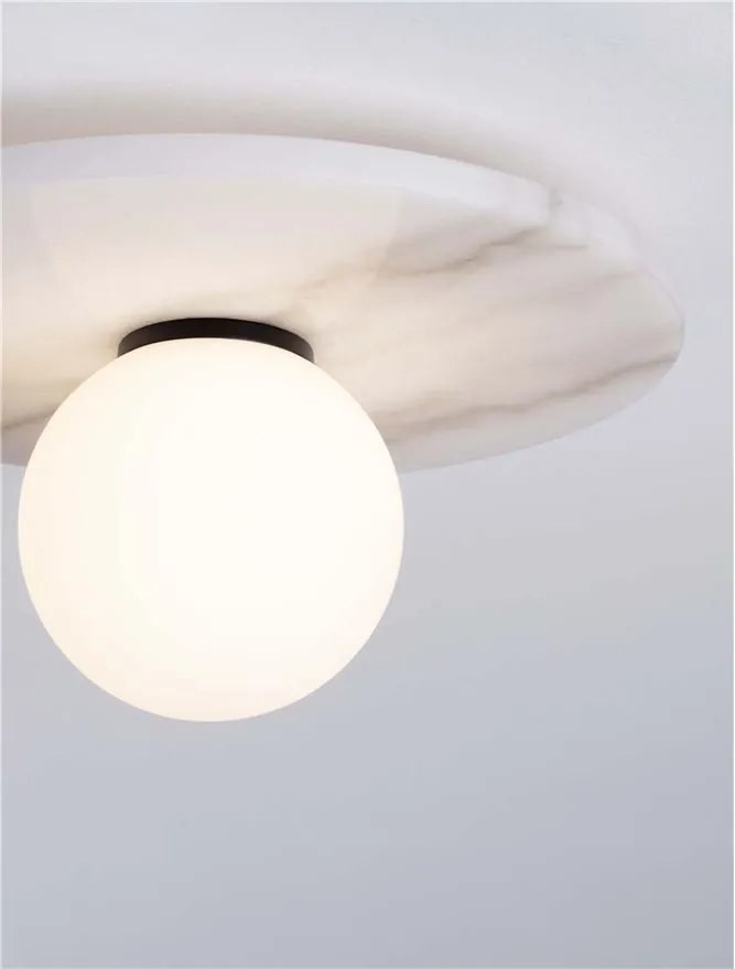 Plafoniera stil minimalist IDOR alb/opal