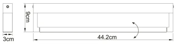 Globo 41498B - Aplică LED pentru baie SUSI LED/12W/230V IP44