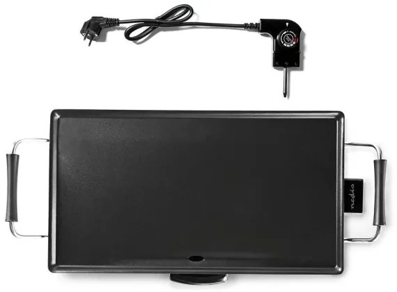 Grătar electric Teppanyaki 2000W/230V Nedis FCTE110EBK50