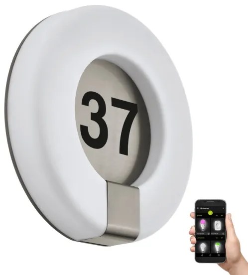 Eglo 98145 - Număr casă LED reglabil MARCHESA-C LED/15W/230V IP44