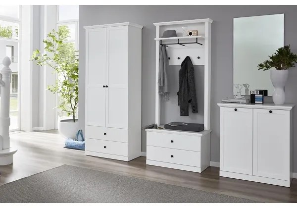 Comodă LIANTE 49x81 cm alb