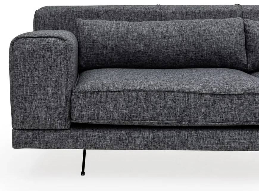 Colțar Artie Jivago, gri închis, colț pe partea dreaptă