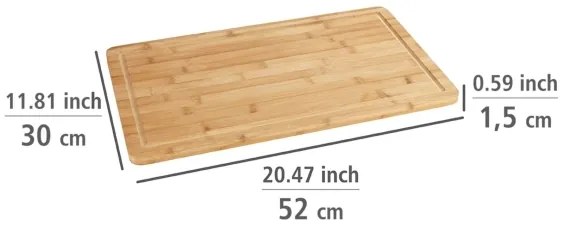 WENKO 53032100 - Capac 52x30 cm maro