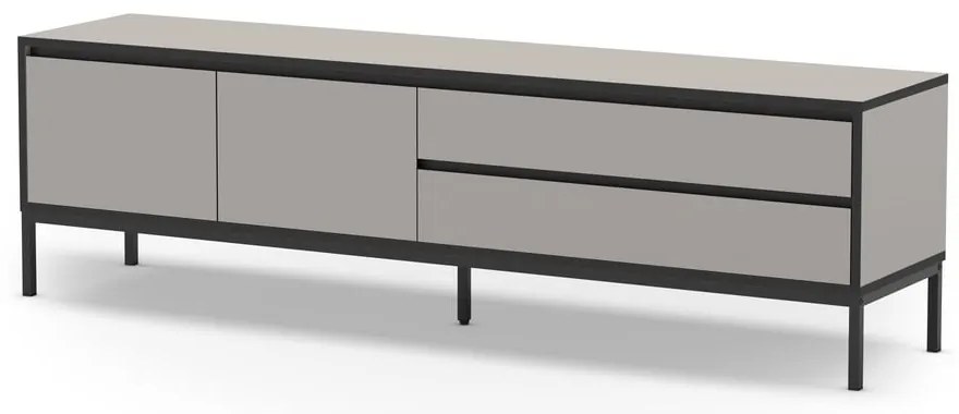 Masă TV gri/bej 180x55 cm Lorenza – Marckeric