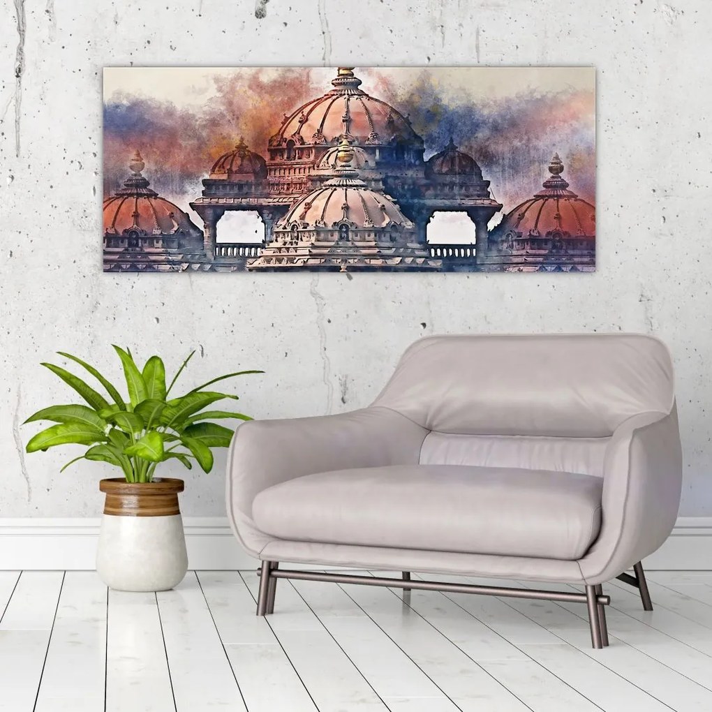 Tablou - Akshardham, New Delhi, India (120x50 cm)