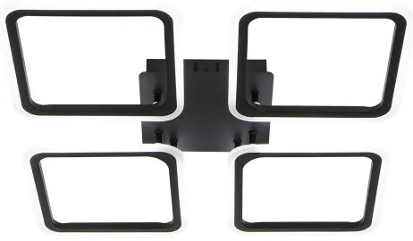 Plafonieră LED dimabilă, 95W/230V, 3000-6500K, cu telecomandă