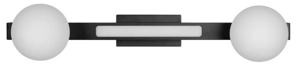 Aplică LED MAGNET LED/13W/230V + 2xG9/60W 3000/4000K negru