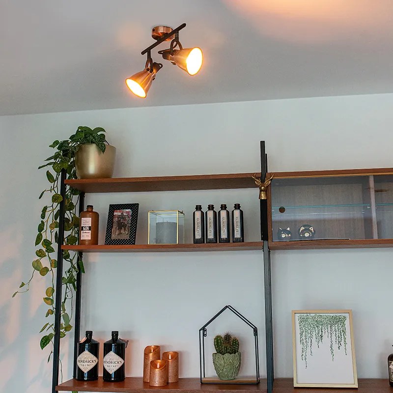 Spotlight clasic din cupru - Jos 2