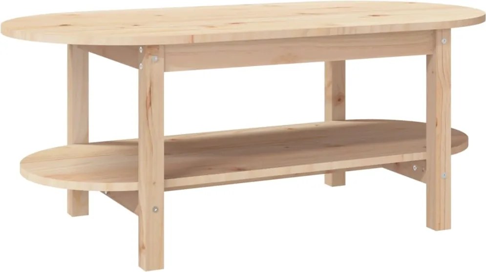 vidaXL Măsuță de cafea, 110x55x45 cm, lemn masiv de pin