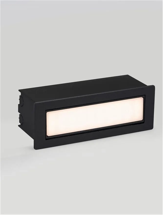 Spot LED incastrabil iluminat exterior ambiental IP54 ECHO negru