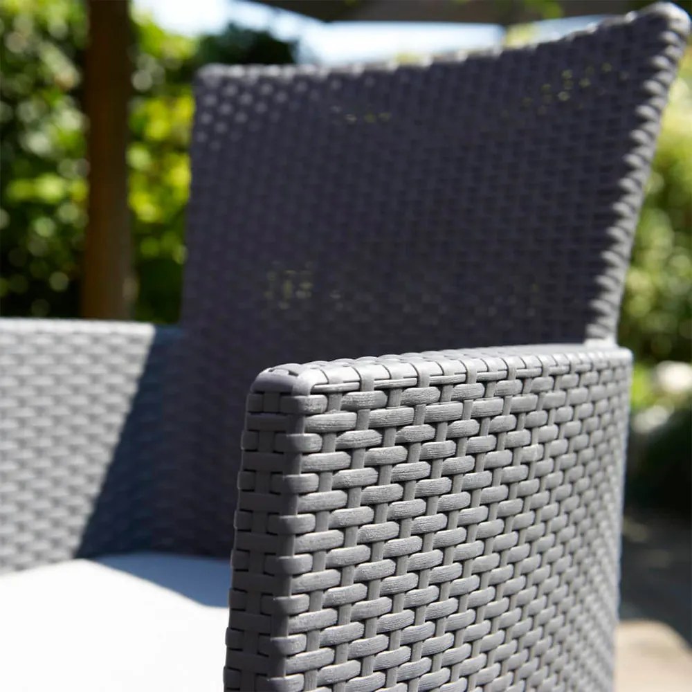 Set mobilier de grădină Iowa Balcon cu masă Luzon, grafit