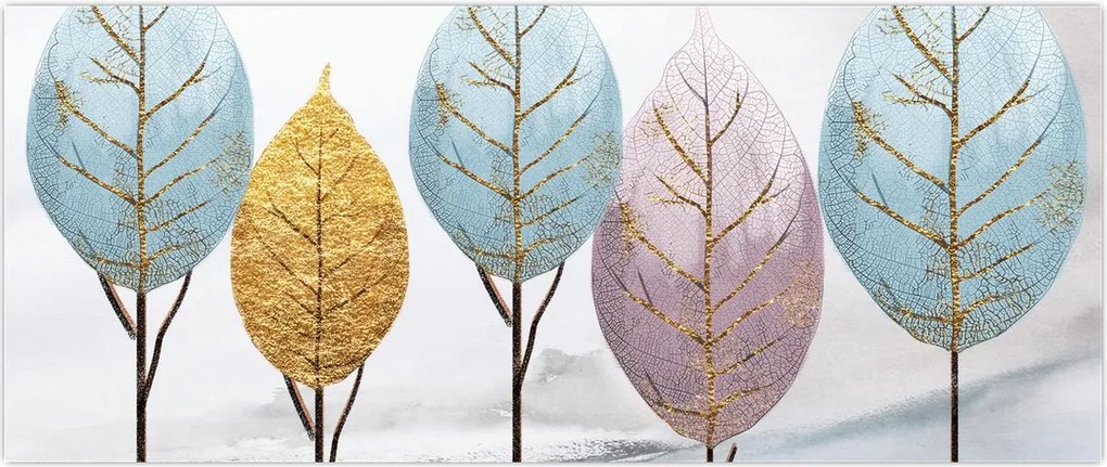 Tablou - Copaci design (120x50 cm)