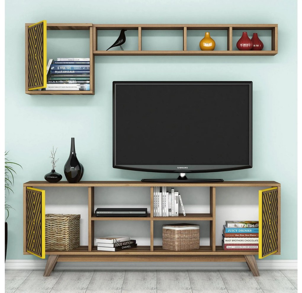 Mobilier living Ivonne (Nuc + Galben). 1089289