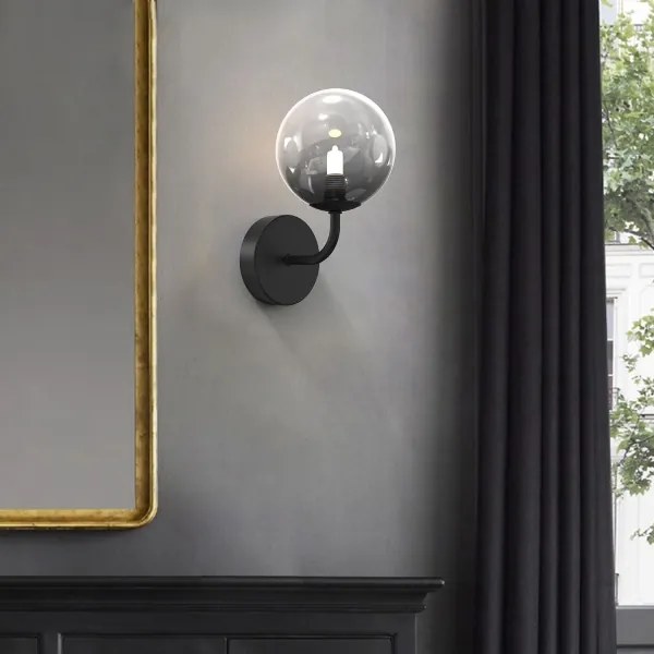 Aplică ONLI PALOMA 1xG9/10W/230V negru/fumuriu