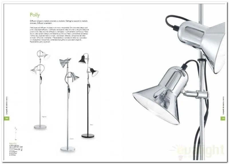 Lampadar, lampa de podea POLLY PT2 Nero 061139