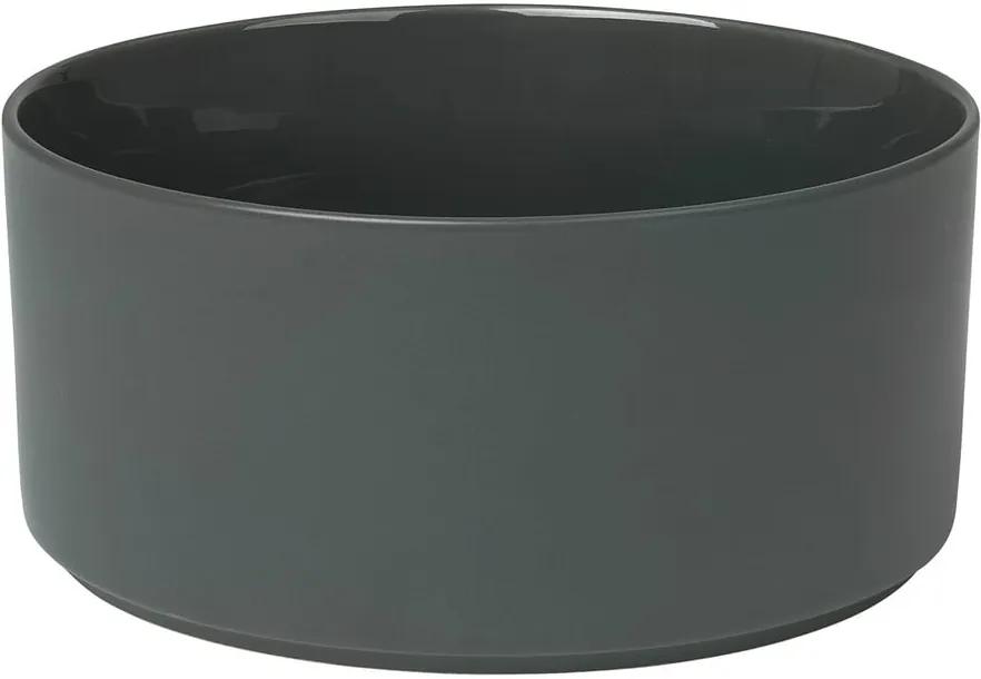 Bol din ceramică Blomus Pilar, ø 20 cm, negru