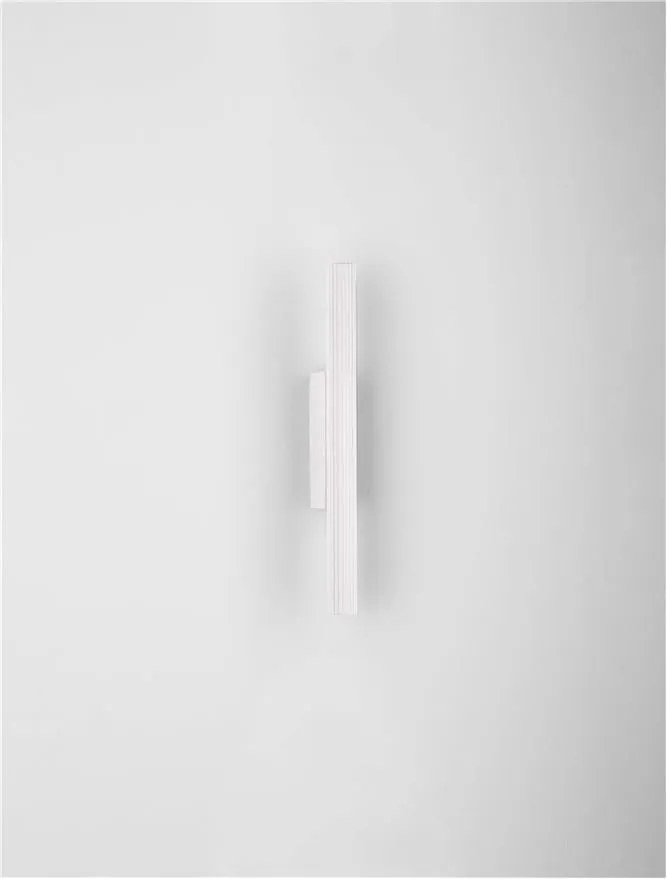 Aplica LED ambientala stil minimalist PARON alb H-30cm