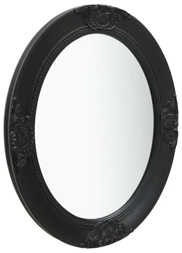 Oglinda de perete in stil baroc, negru, 50 x 60 cm 1, Negru, 50 x 60 cm