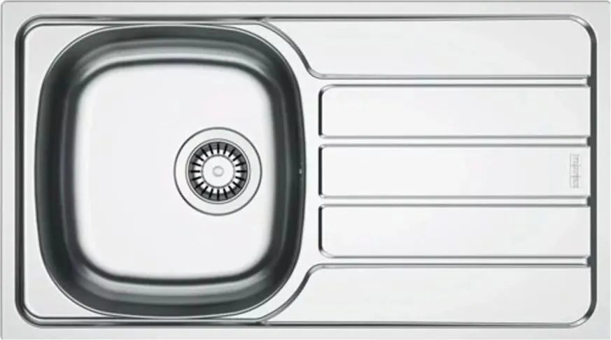 Chiuveta bucatarie inox Franke Spark 78x43.5 cm cu 1 cuva cu picurator dreapta finisaj lucios