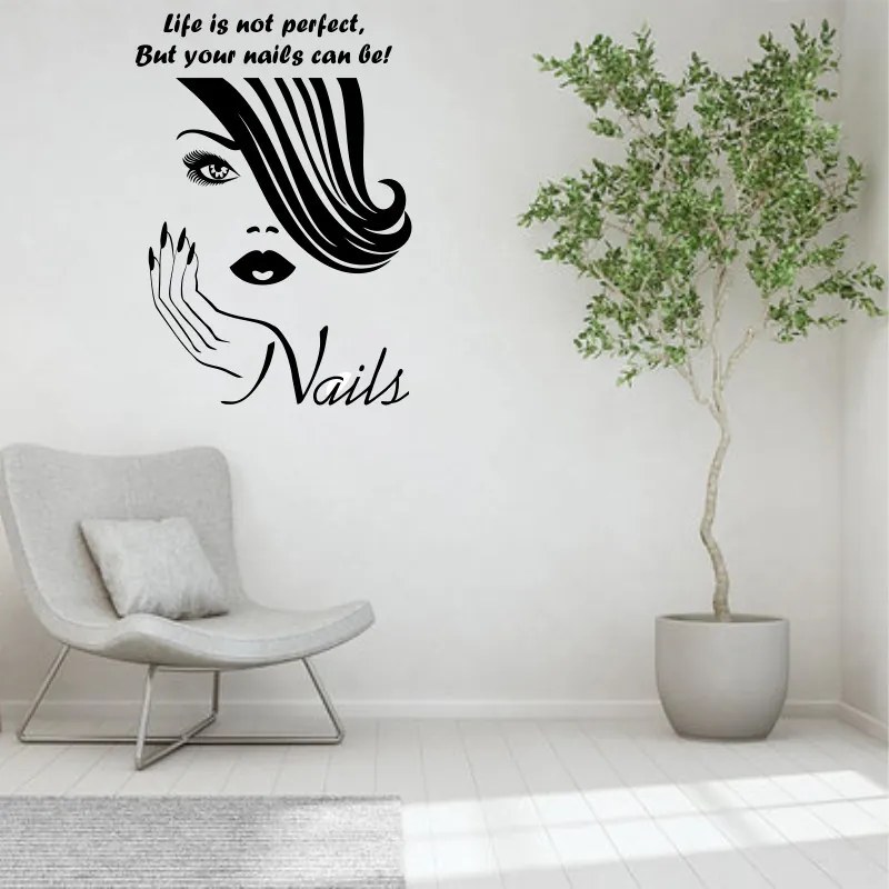 Sticker perete Nail Salon 5